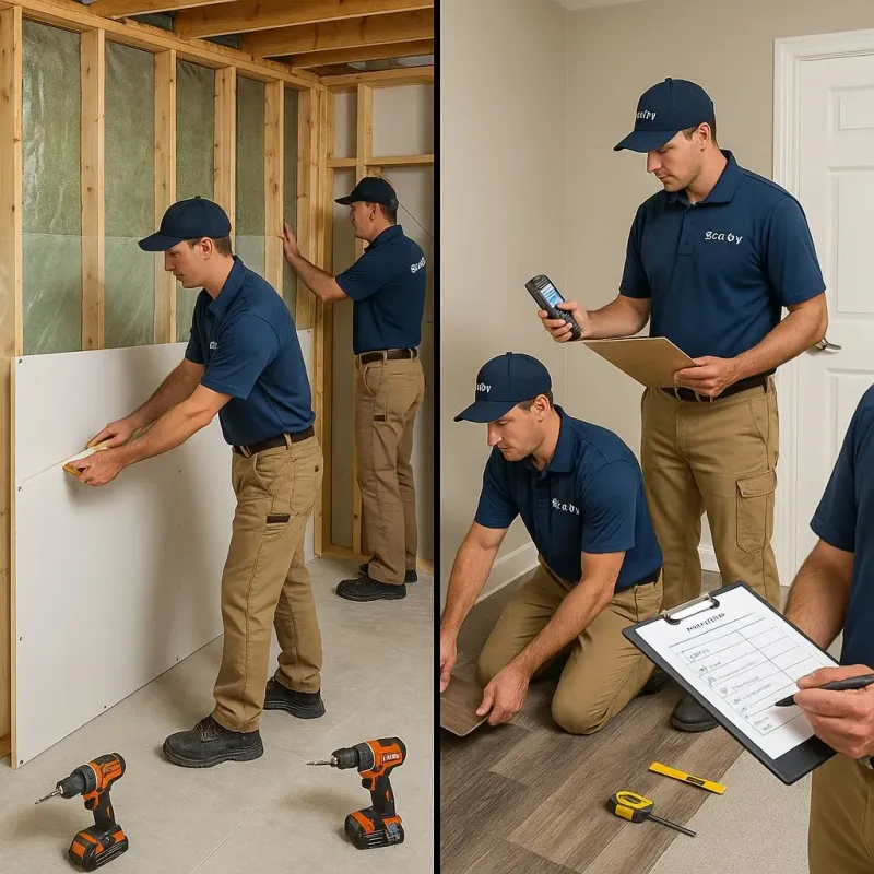 Repairs and Reconstruction process in Manila, UT